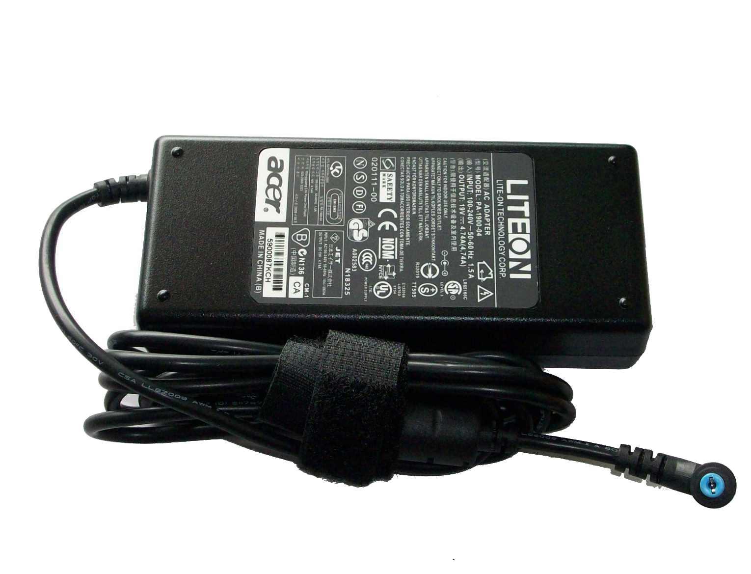 Sạc laptop Acer – eMachines 19V-4.74A - ZIN