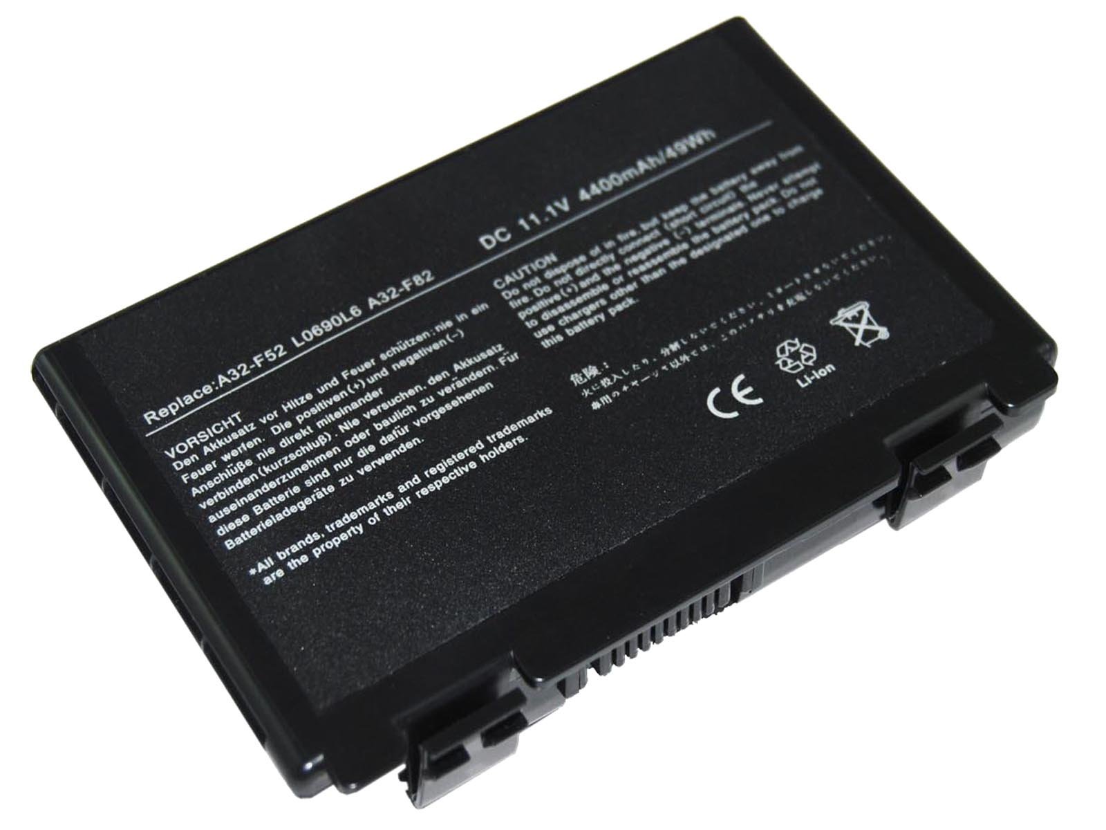 Pin laptop Asus F82 F83 K40 K50 K60 X70 P81IJ - A32-F82 A32-F52 (6 cell)