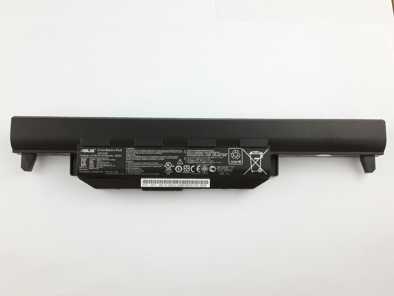Pin laptop Asus A45 K45 K55 K75 X45 X55 U57 X75 - K55 - 6 cell