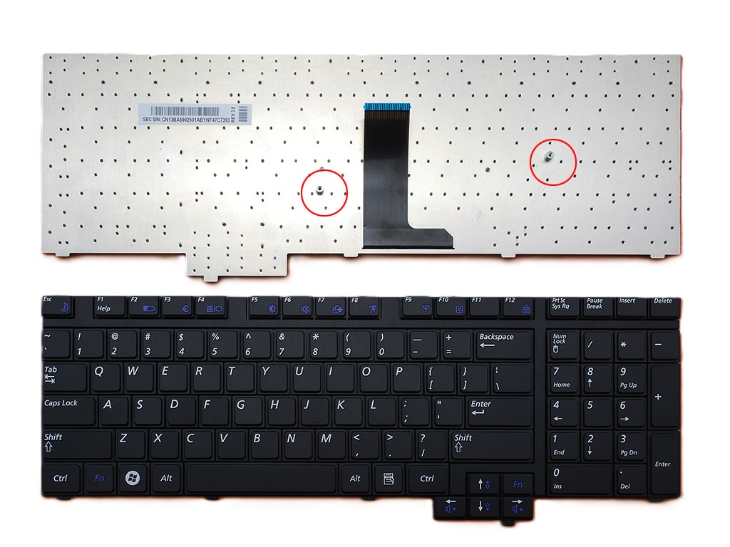 Bàn phím laptop Samsung R730, R718, NP-R718, R720, NP-R720, R728, NP-R728, NP-R730 (Renew, BH 6TH)