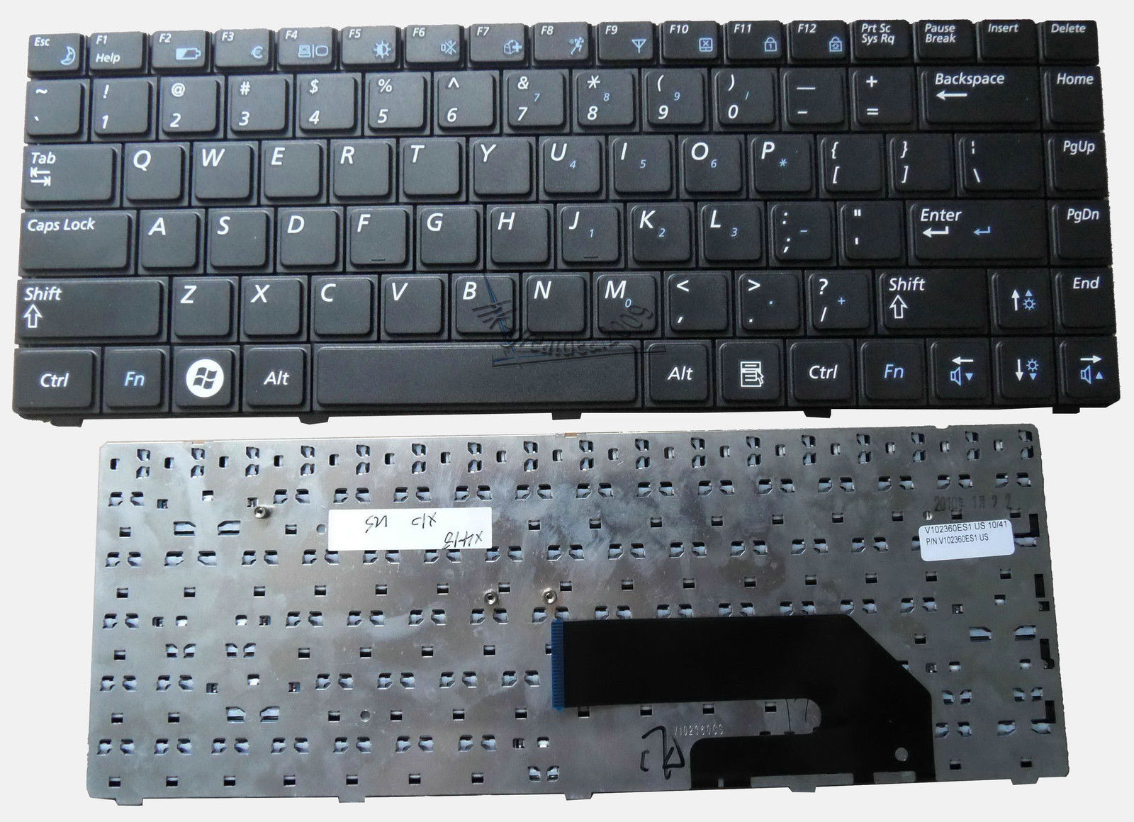 Bàn phím laptop Samsung X418, X420, NP-X418, NP-X420 (Đen, Renew, BH 6TH)