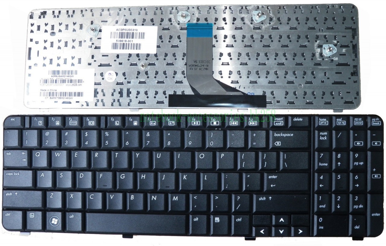 Bàn phím laptop HP Compaq Presario CQ61, G61