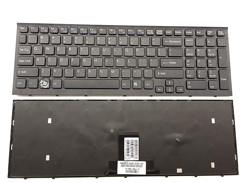 Bàn phím laptop Sony Vaio VPCEB, VPCEB1E0E, VPCEB2M1E, VPCEB3J0E, VPCEB4L1E, VPCEB11FX, VPCEB23FX (CÓ KHUNG)