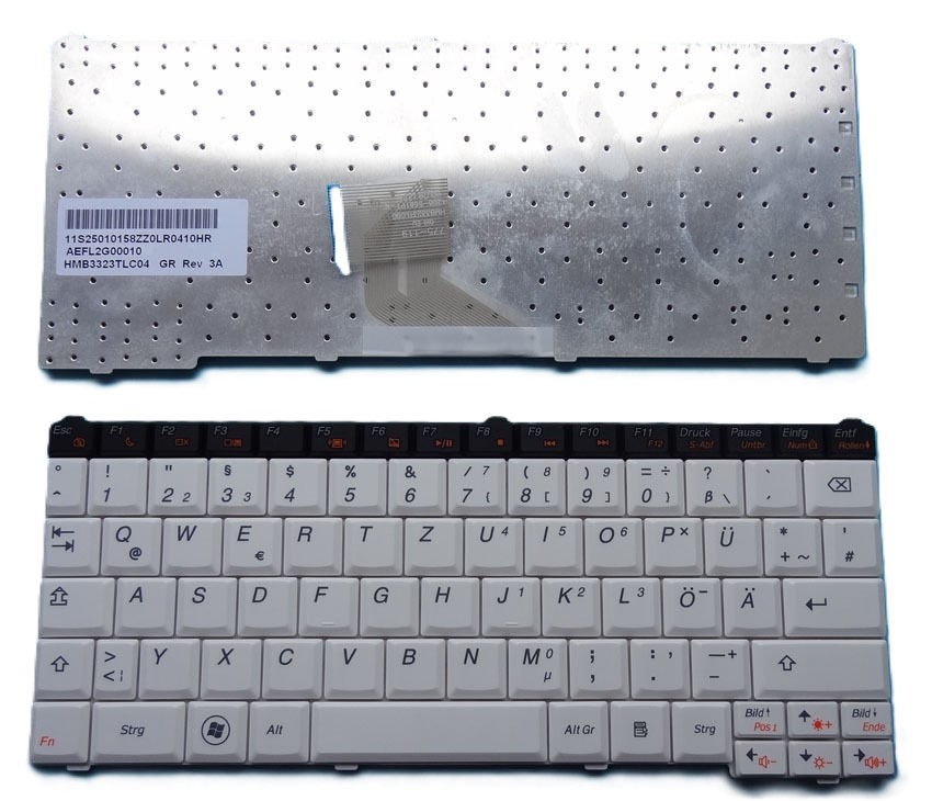 Bàn phím laptop Lenovo Ideapad S10-3T, U150 (Cáp cong)