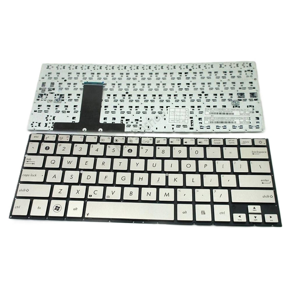 Bàn phím laptop Asus ZenBook UX31, UX31A, UX31E, UX31L, UX32, UX32A, UX32V (Bạc)