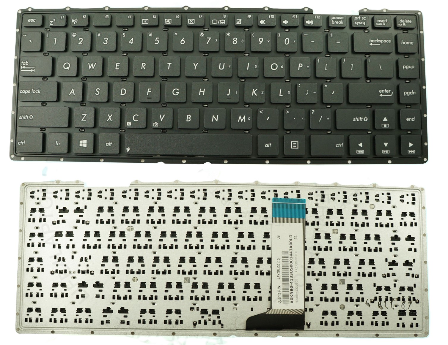 Bàn phím laptop Asus X451, A451, A455, F401, F451, F454, F455, K455, X453, X454, X455, X456, A456