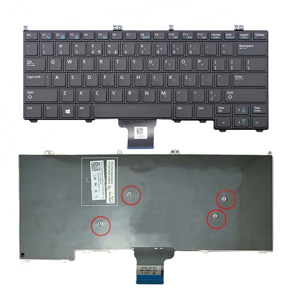 Bàn phím laptop Dell Latitude 12 E7240, 14 E7440