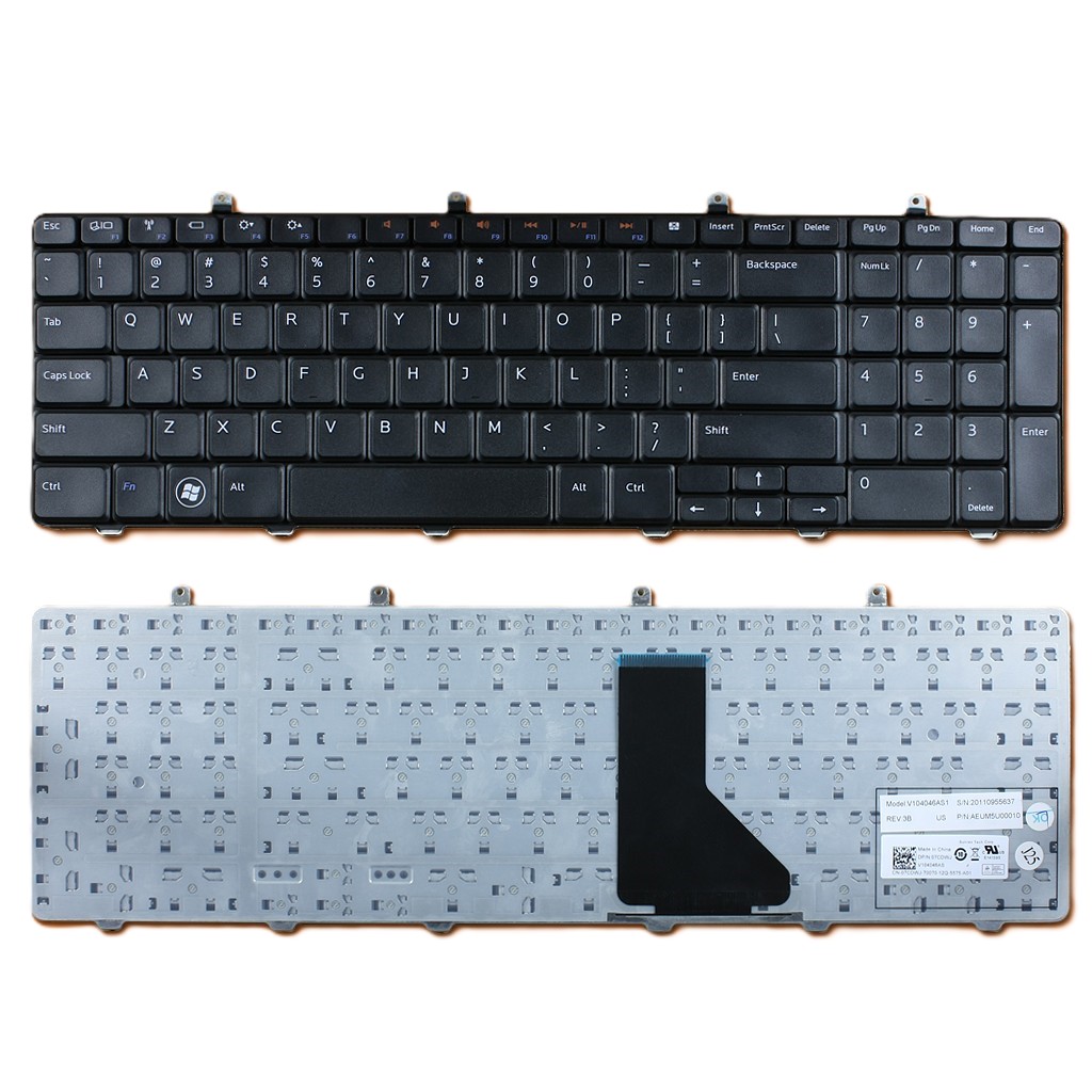 Bàn phím laptop Dell Inspiron 17 1764 đen