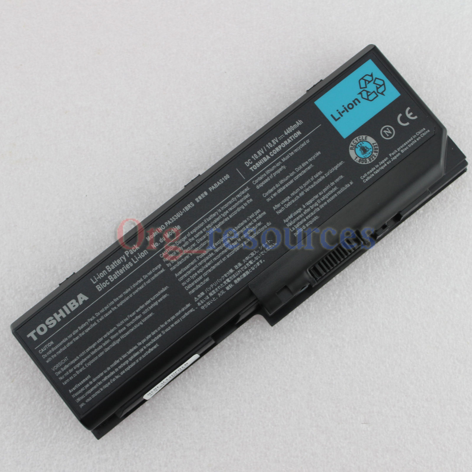 Pin laptop Toshiba Satellite P200 P205 P300 P305 X200 X205 L350 L355 – PA3536 (6 cell)