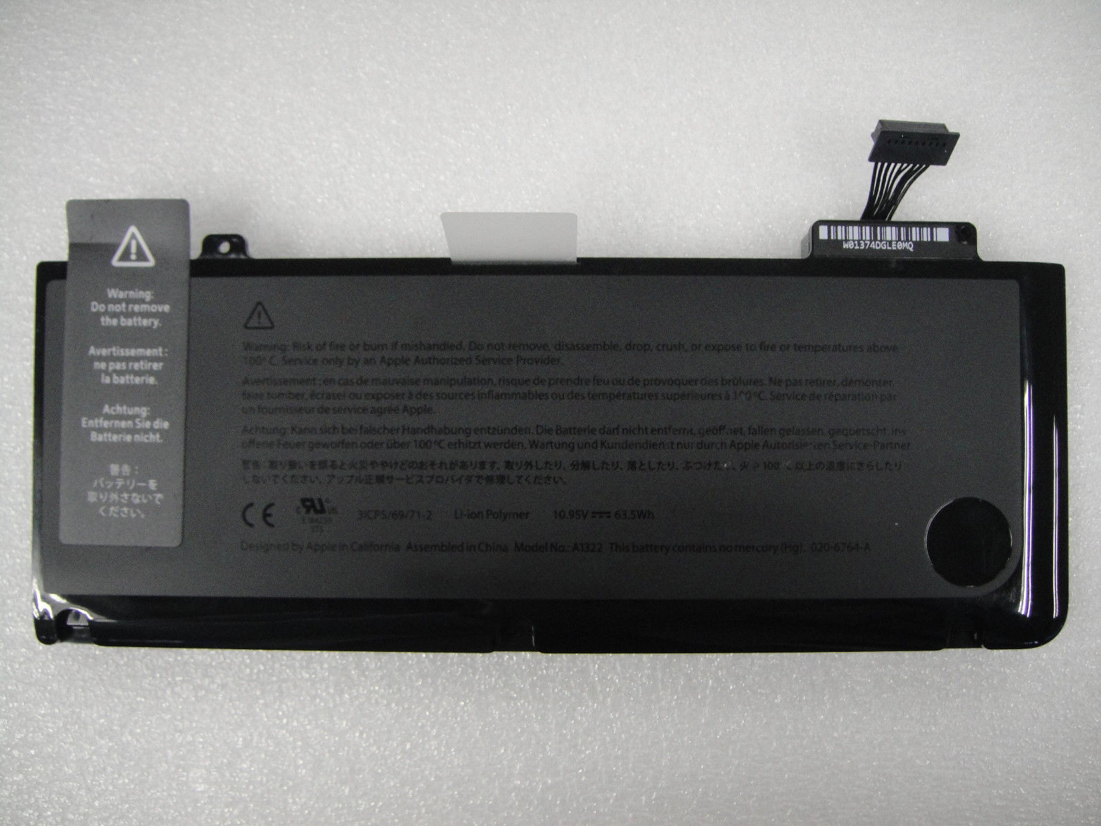 Pin MacBook Pro 13" (Mid 2009 – Mid 2012) A1322 – 6 cell