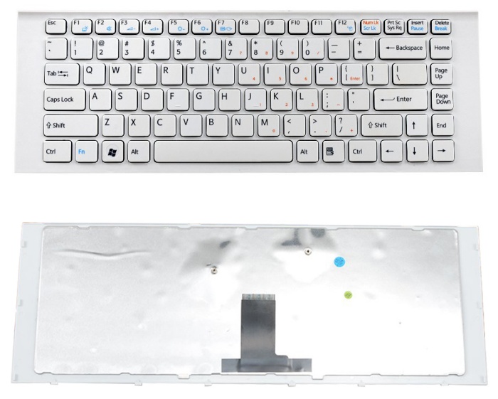 Bàn phím laptop Sony Vaio VPCEG, VPCEK, VPCEG11FX, VPCEG23FX, VPCEG25EN, VPCEG25FX (EG – TRẮNG)