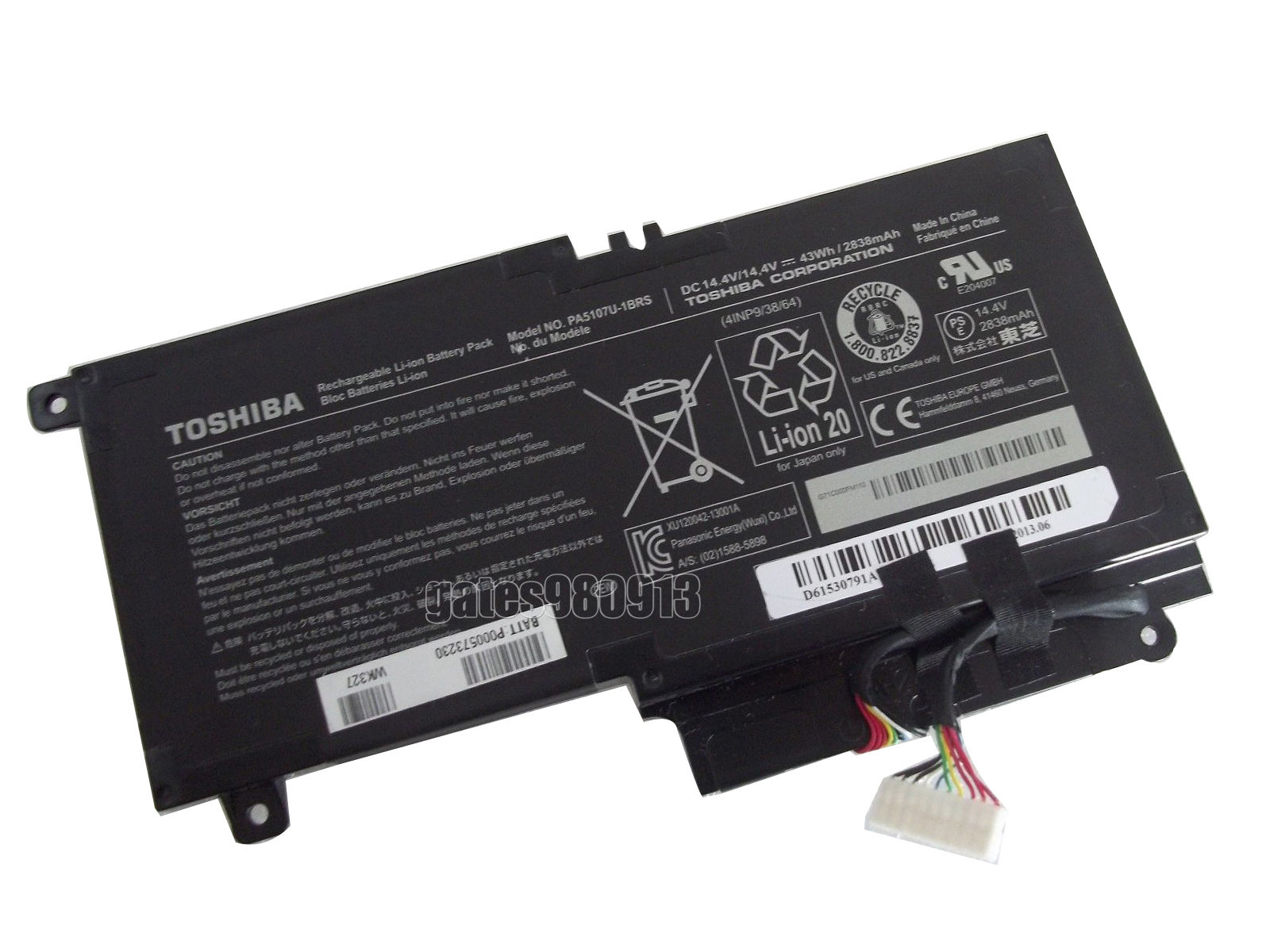 Pin laptop Toshiba Satellite L40-A L40d-A L40t-A L45-A L45d-A L45t-A L45-B L45d-B L45t-B L50-A L50d-A L50t-A L55-A L55d-A L55t-A - PA5107U (zin) (4 cell)