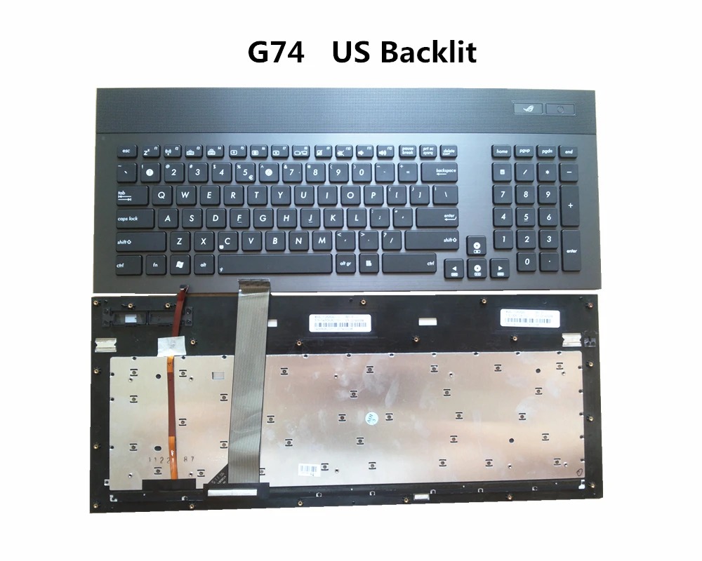Bàn phím laptop Asus G74, G74J, G74JH, G74S, G74SW, G74SX (full bệ, BH 6 tháng)