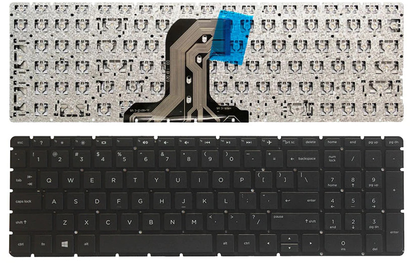Bàn phím laptop HP 250 G4, 255 G4, 256 G4, Pavilion 15-ac000, 15-af000, 15-ay000, 15-ba000, 15-bd000, 15-bf000