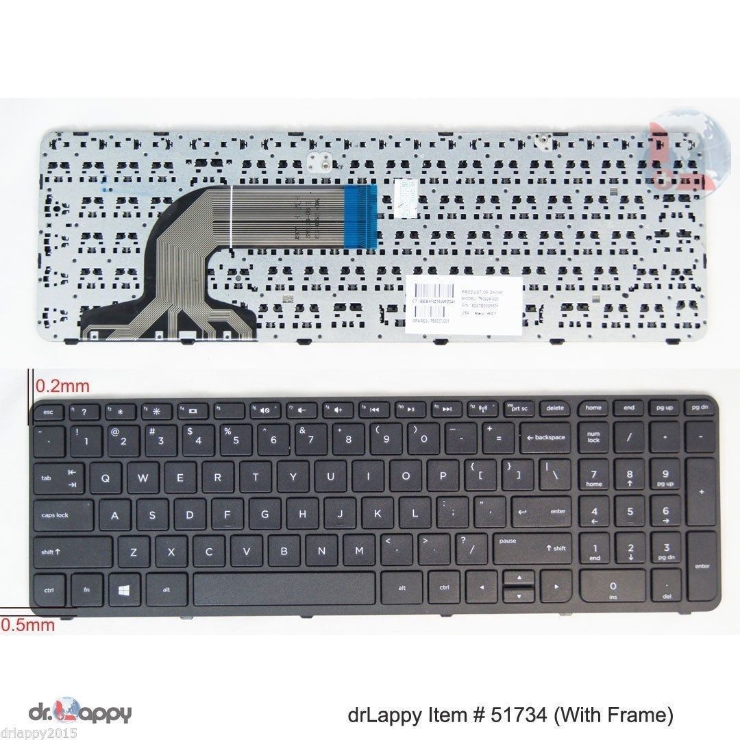 Bàn phím laptop HP 350 G1, 350 G2, 355 G2
