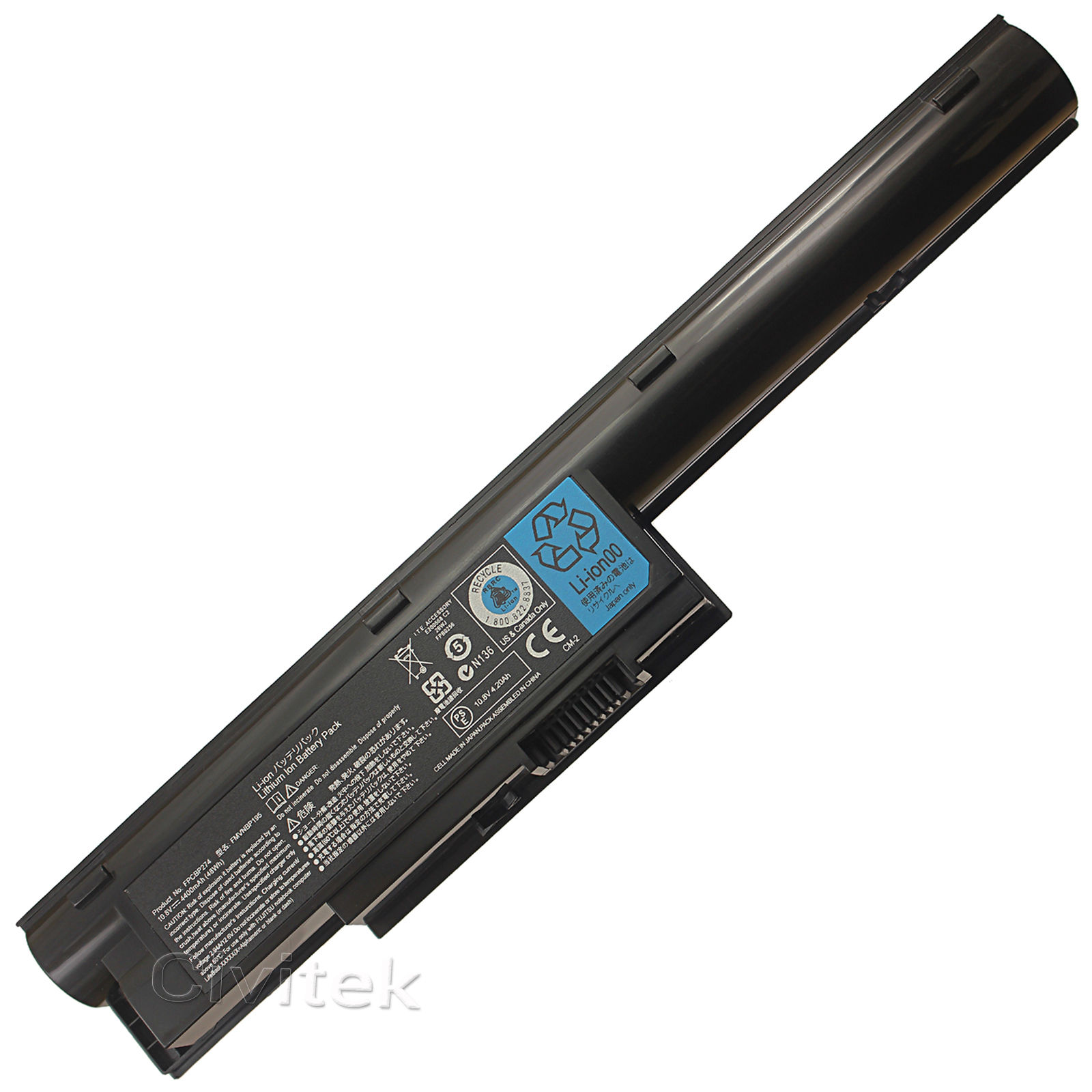 Pin laptop  Lifebook BH531 SH531 LH531, S26391-F545-B100, S26391-F545 - FUJITSU LH531 - 6 CELL