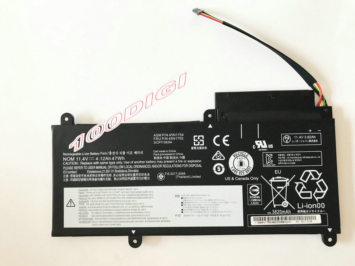 Pin laptop Lenovo ThinkPad E450 – 45N1752 45N1754 45N1755 (6 cell)
