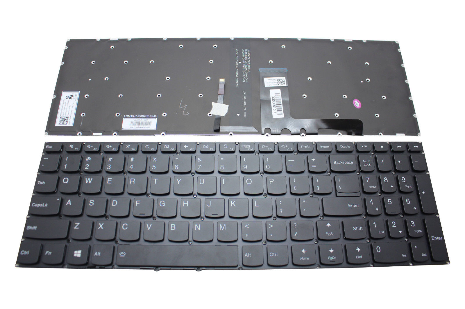 Bàn phím laptop Lenovo Yoga 510-15IKB, 510-15ISK, E52-80 (LED, BH 6TH)