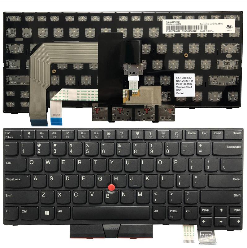 Bàn phím laptop Lenovo Thinkpad T470, T480 (Có chuột, Có nút chuột L+R)