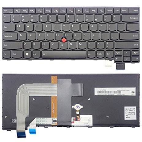 Bàn phím laptop Lenovo Thinkpad T460p, T460s, T470s, T470p (Có chuột, US, LED, BH 6TH, Không nút chuột L+R)