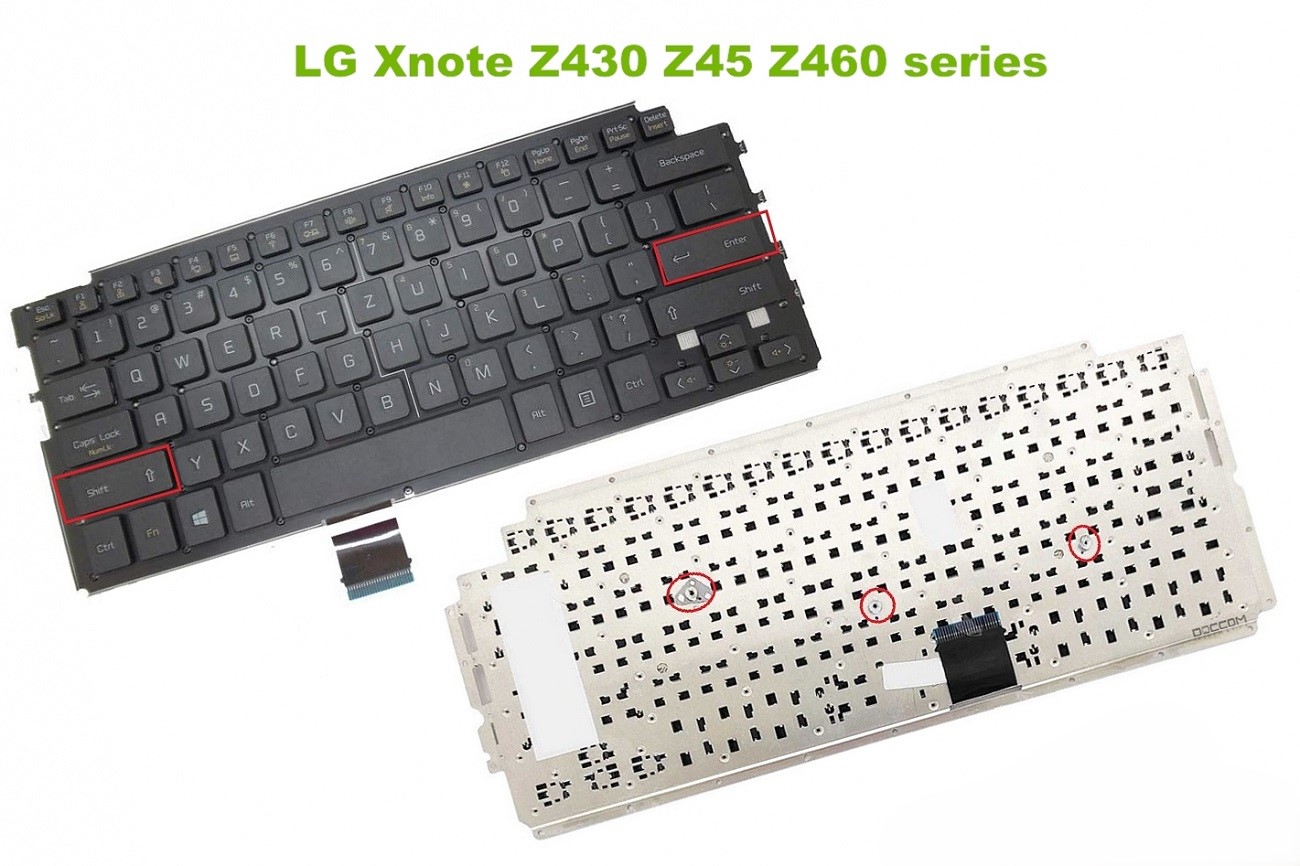 Bàn phím laptop LG Ultrabook Z430, Z460, Z430-G, Z430-SVC, Z435 (Renew, BH 6TH)