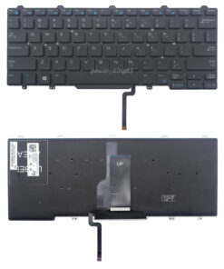 Bàn phím laptop Dell Latitude 3340, 3350, E5450, E5470, E7450, E7470, 5480, E5480, 5490, E5490, 7480, E7480, 7490, E7490 (KHÔNG CÓ CHUỘT, LED, BH 6TH)