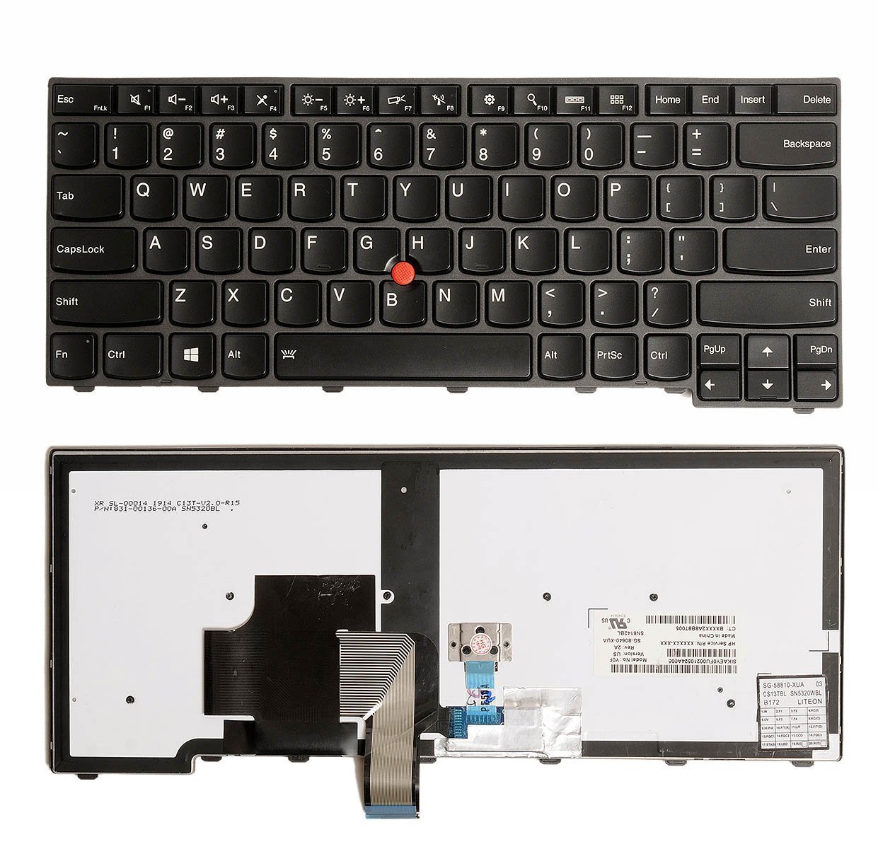 Bàn phím laptop Lenovo Thinkpad T460, T431, T440, T440p, T440s, T450, T450s, E440, E431, L440, L450, L460, L470 (Có chuột, LED, BH 6TH)