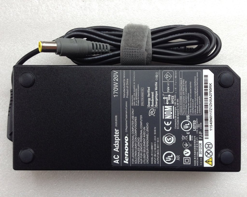 Sạc laptop LENOVO 20V-8.5A (Kim) - ZIN