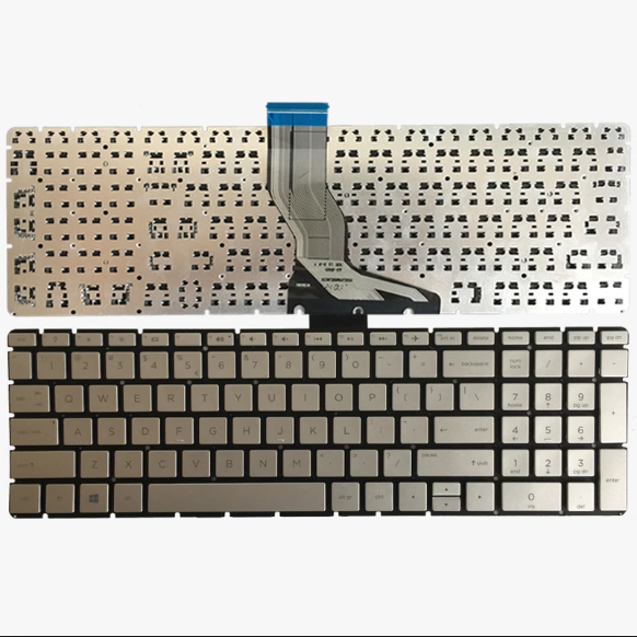 Bàn phím laptop HP Pavilion 15-bs000, 15-bu000, 15-bw000, 15-cc000, 15-cd000, 15s-fq000, 15-dy000, 15-ef000, 17-by000, 17-bs000 BẠC *Nút Delete vuông*