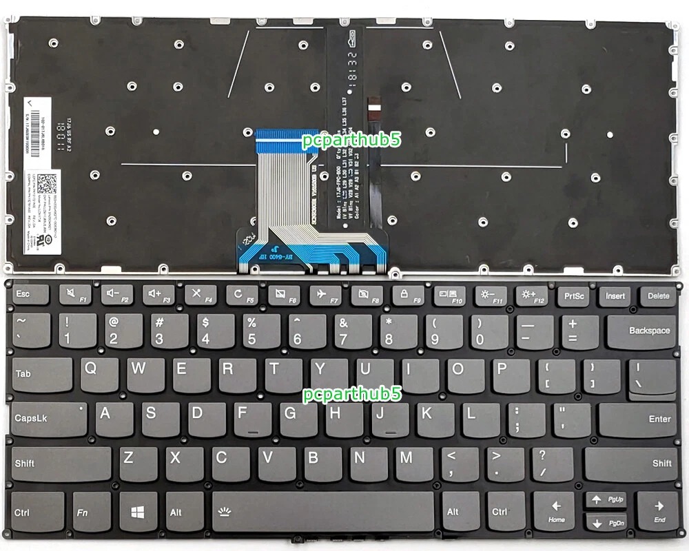 Bàn phím laptop Lenovo Yoga 720-13IKB, 720-13IBK, 720-13IBR (LED, BH 6TH, không nút nguồn)
