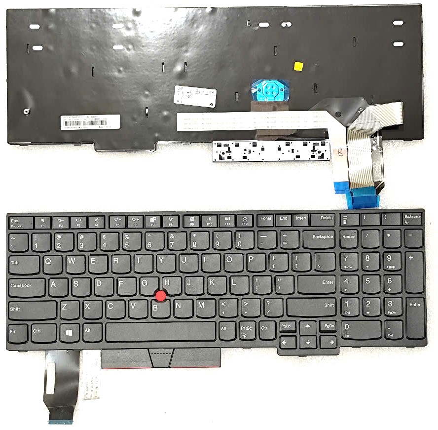 Bàn phím laptop Lenovo Thinkpad Edge E580, E585, L580, T580 (có chuột, cáp góc bên nút ctrl)