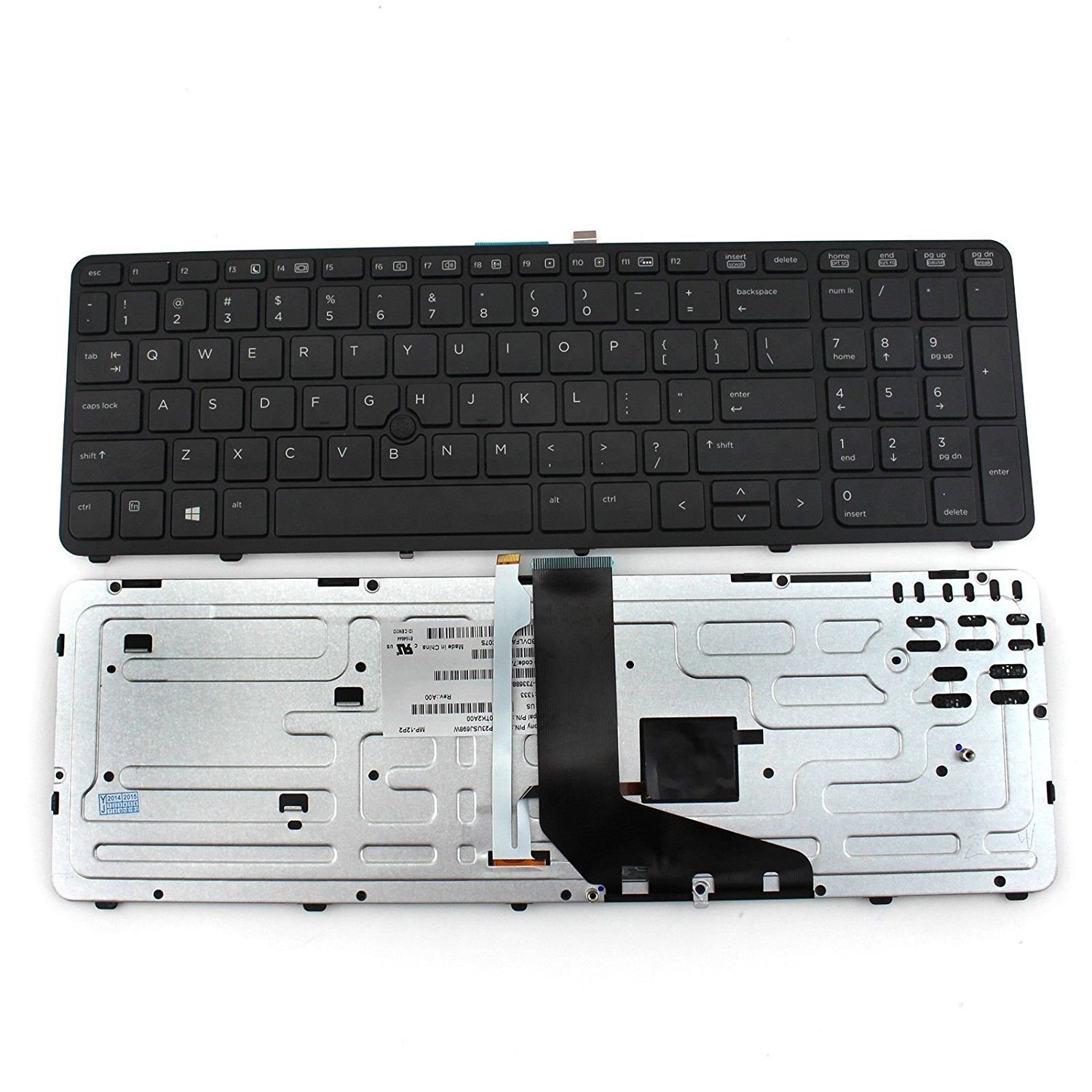 Bàn phím laptop HP Zbook 15 G1, G2, Zbook 17 G1, G2 có chuột (LED, BH 6TH)