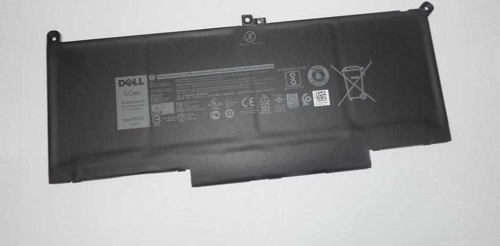 Pin laptop Dell Latitude 7280 7290 7390 7480 7490 - F3YGT 60Wh (4 cell)