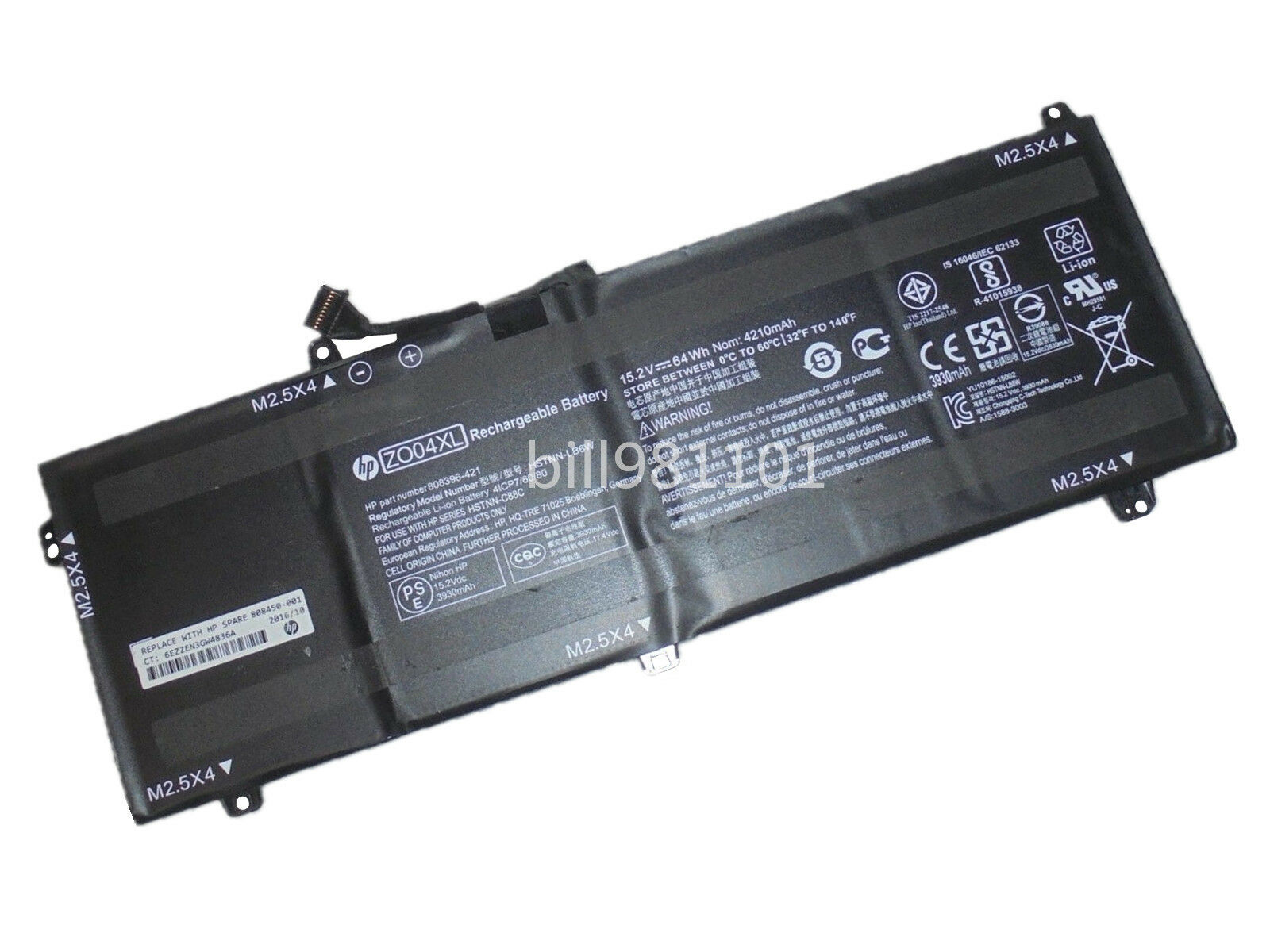Pin laptop HP ZBook Studio G3, ZBook Studio G4 – ZO04XL (4 cell)