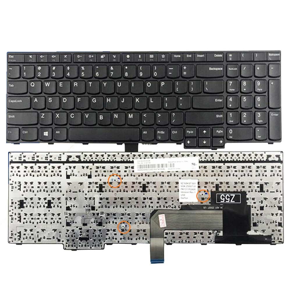 Bàn phím laptop Lenovo ThinkPad Edge E570, E575 (Không chuột)