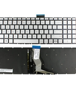 Bàn phím laptop HP Pavilion 15-bs000, 15-bu000, 15-bw000, 15-cc000, 15-cd000, 15s-fq000, 15-dy000, 15-ef000, 17-by000, 17-bs000 BẠC (LED, BH 6TH) *Nút Delete vuông*