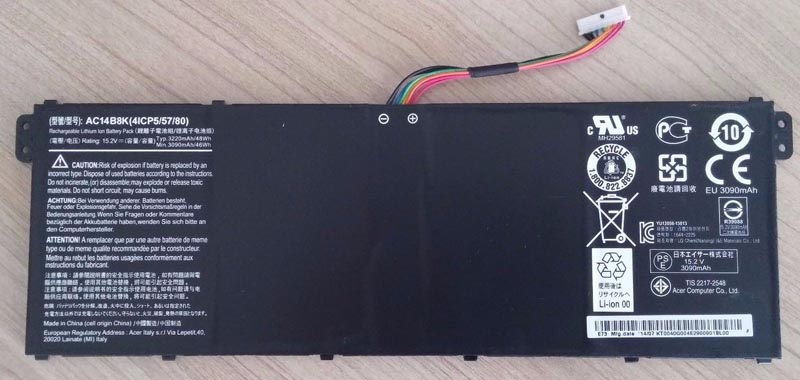 Pin laptop Acer Aspire V3‑371, Aspire 5 A515‑51, Nitro 5 AN515‑51… - AC14B8K (4 cell)