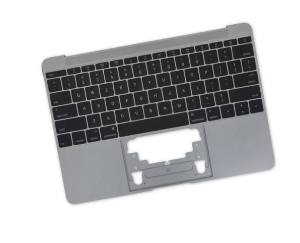Bàn phím laptop MacBook 12 A1534 2016 2017 Xám (Full bệ, BH 6TH)