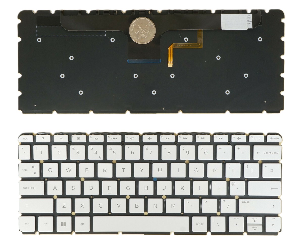 Bàn phím laptop HP Envy 13-ab000, 13t-ab000 Bạc cáp ngắn (LED, BH 6TH)
