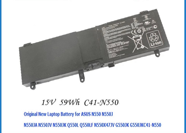 Pin laptop Asus Rog N550 G550 G550J G550JK Q550L - N550 C41-N550 - 4 CELL
