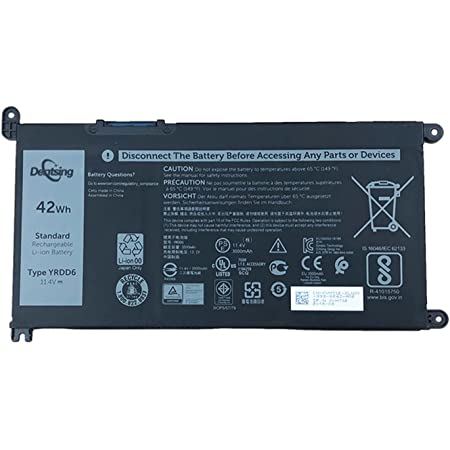 Pin laptop Dell Inspiron 14 3480 5481 5490 15 3580 3593 5590 YRDD6 (42Wh, 3 cell)