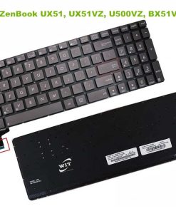 Bàn phím laptop Asus U500, U500V, U500VZ, UX51, UX51VZ (LED, bảo hành 6 tháng)