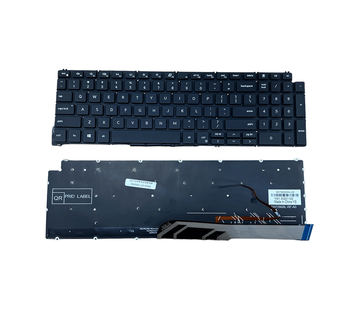Bàn phím laptop Dell Inspiron 15 3501 3502 3505 5501 5502 5508 5509 5584 5590 5593 5594 5598, Vostro 3500 (Intel Gen 11) (LED, BH 6TH)