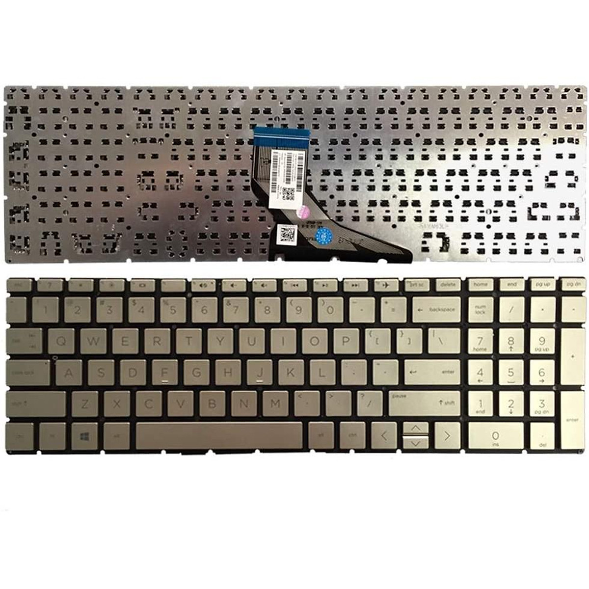 Bàn phím laptop HP 15-du000, 15s-du000, 15-dy000, 15s-dy000, 15s-eq000, 15-gw000, 17-ca000, 17-by000, 250 G7, 255 G7 (Bạc ZIN)
