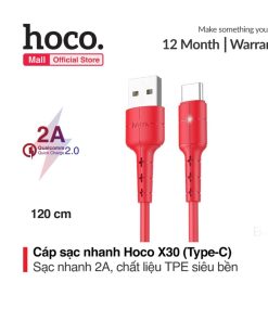 Cáp Usb Ra Usb-c Hoco X30 120cm - 2a