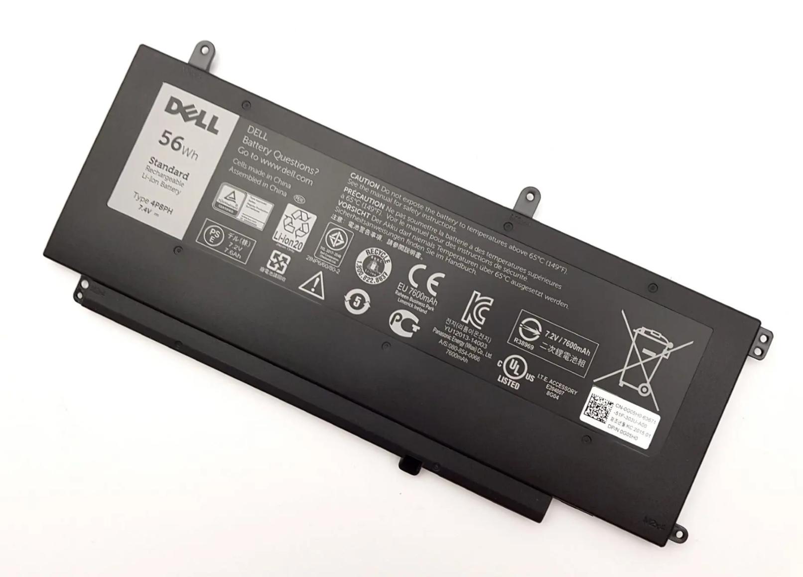 Pin laptop Dell Inspiron 15-7548 7547 Vostro 5459 4P8PH TYPE G05H0 56 Wh 4 cell