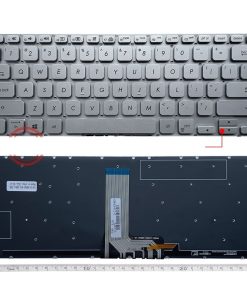 Bàn phím laptop Asus Vivobook 14 X412 X412F X412U A412 A412F (Bạc LED, BH 6 tháng)