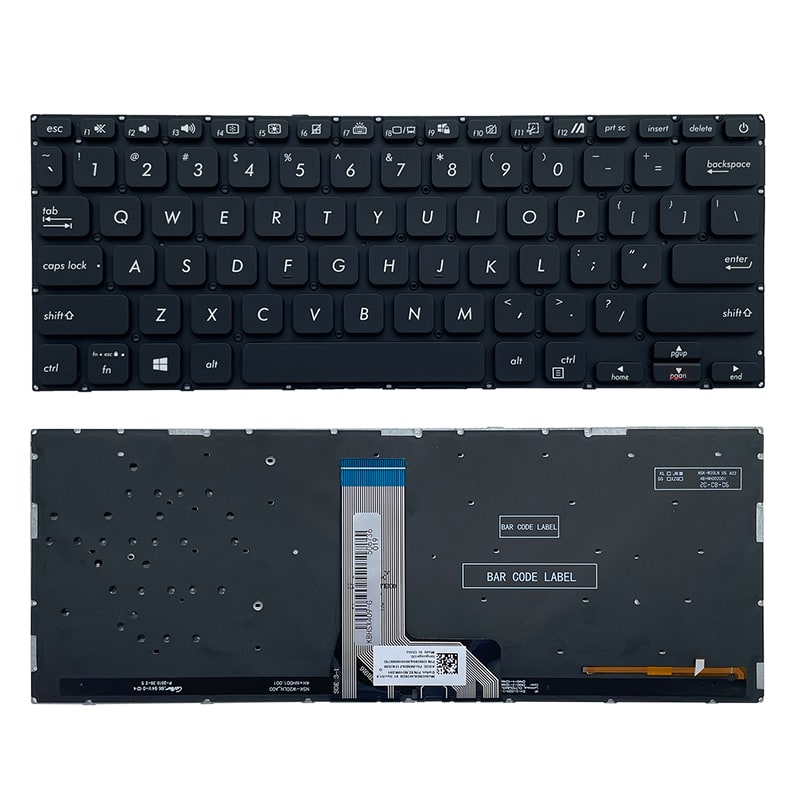 Bàn phím laptop Asus Vivobook 14 X412 X412F X412U A412 A412F (Đen LED, BH 6 tháng)