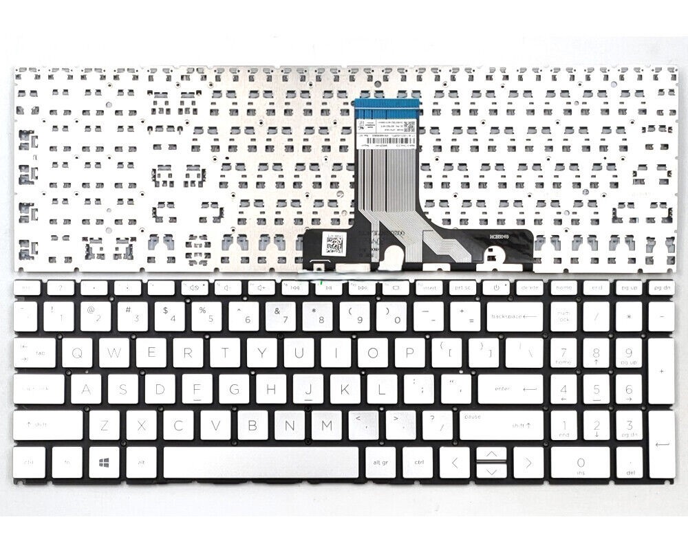 Bàn phím laptop HP Pavilion 15-eg000, 15-eh000, 15-er000, 15t-er000 bạc (ZIN) (nút nguồn kế F12)
