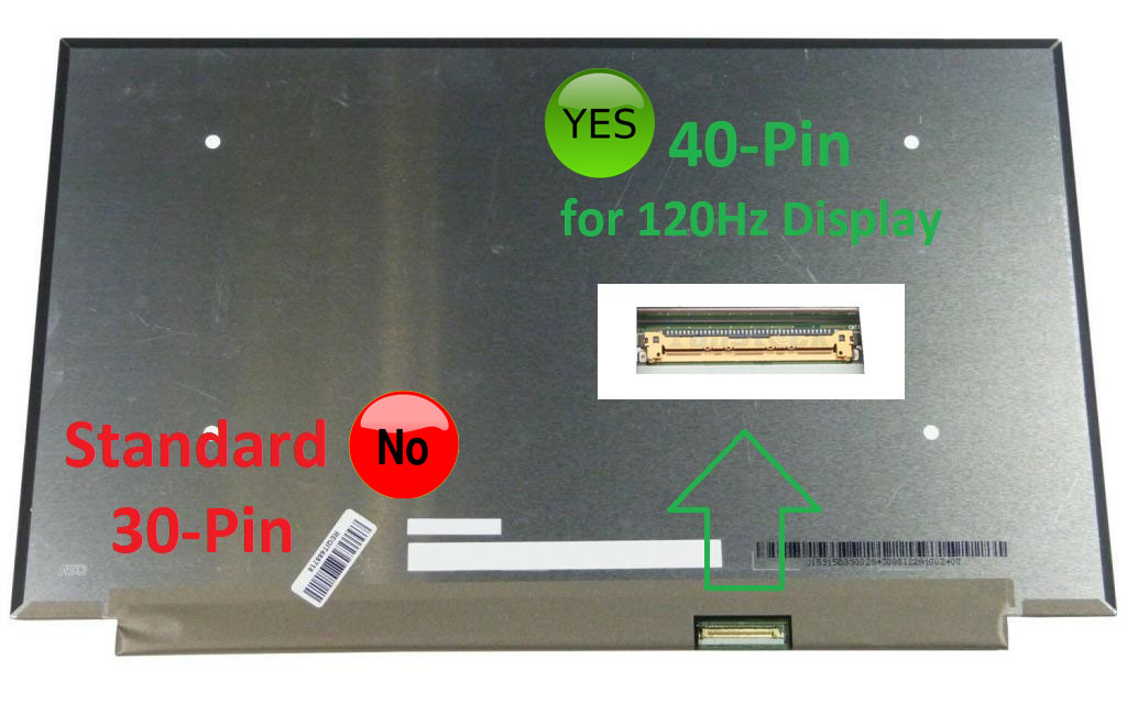 Màn Hình 15.6" Led Slim Fhd (120hz) (Full Viền, 40 Pin)
